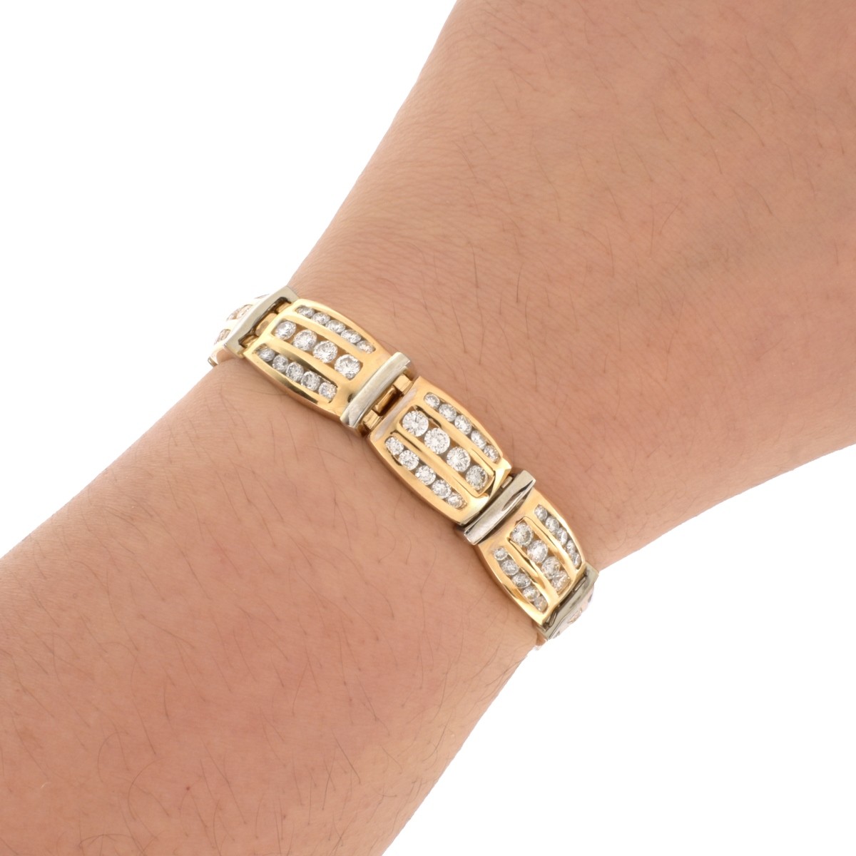 Diamond and 14K Bracelet