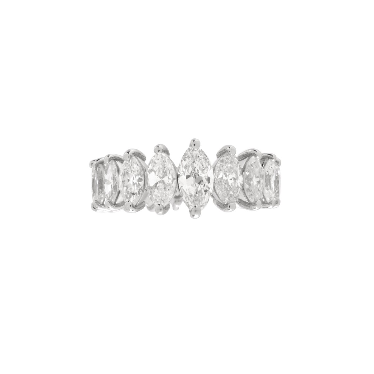 Diamond and Platinum Eternity Band