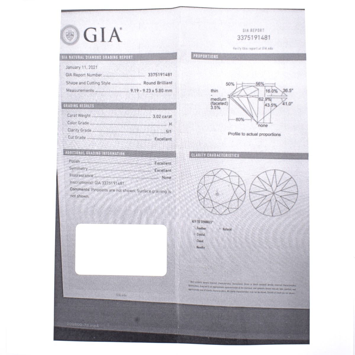 GIA 6.02ct TW Two Diamonds