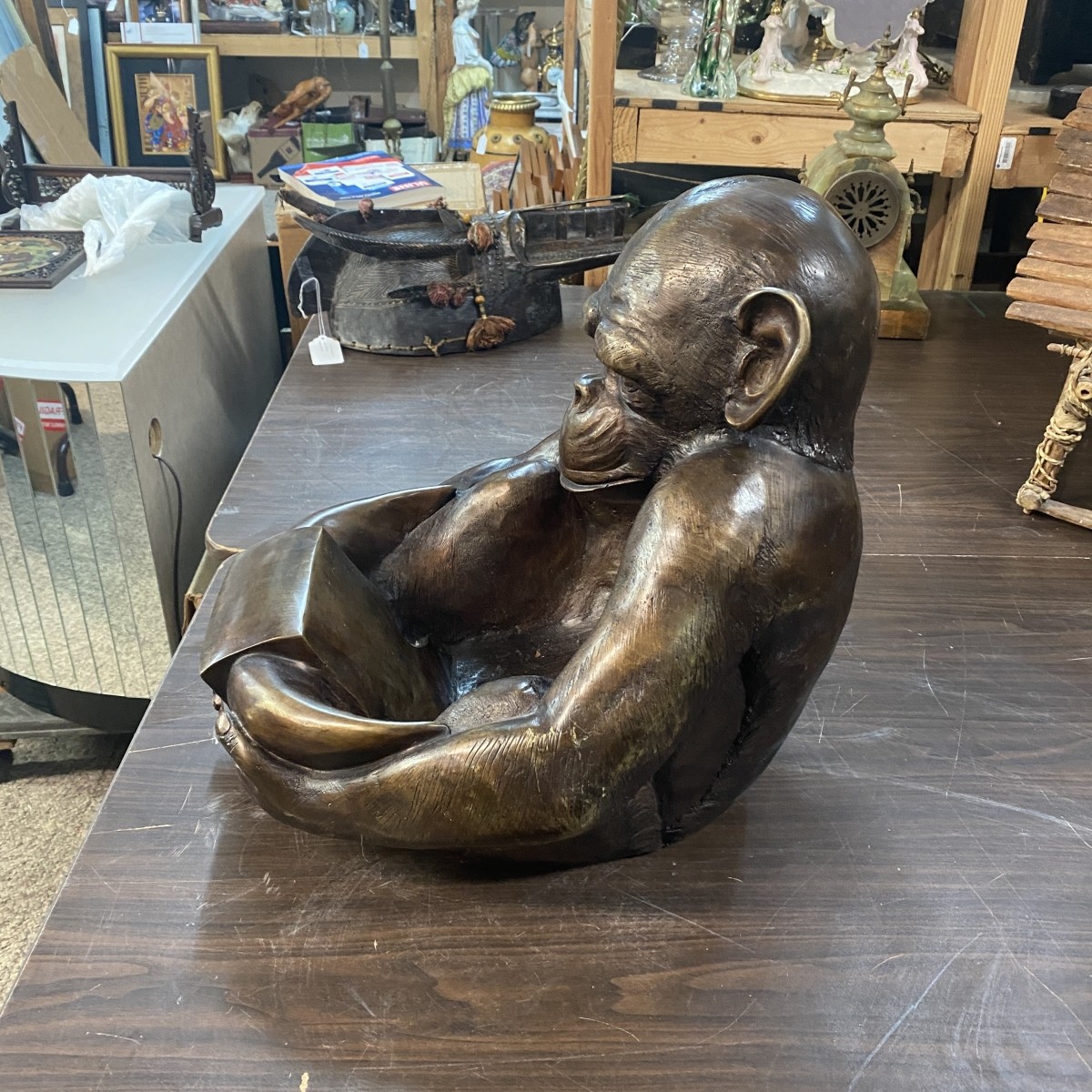 Bronze Sculpture of a Monkey