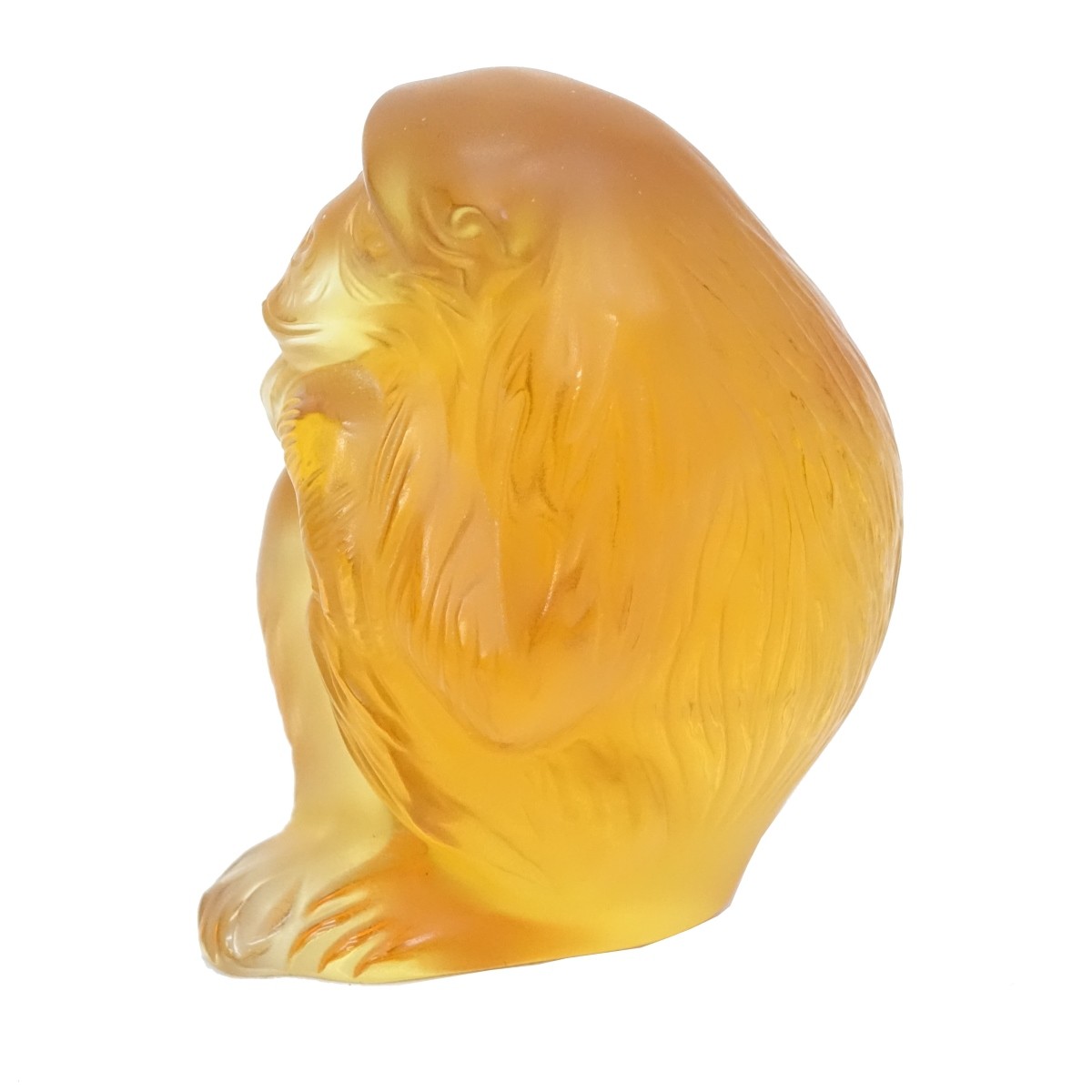 Lalique Monkey Figurine