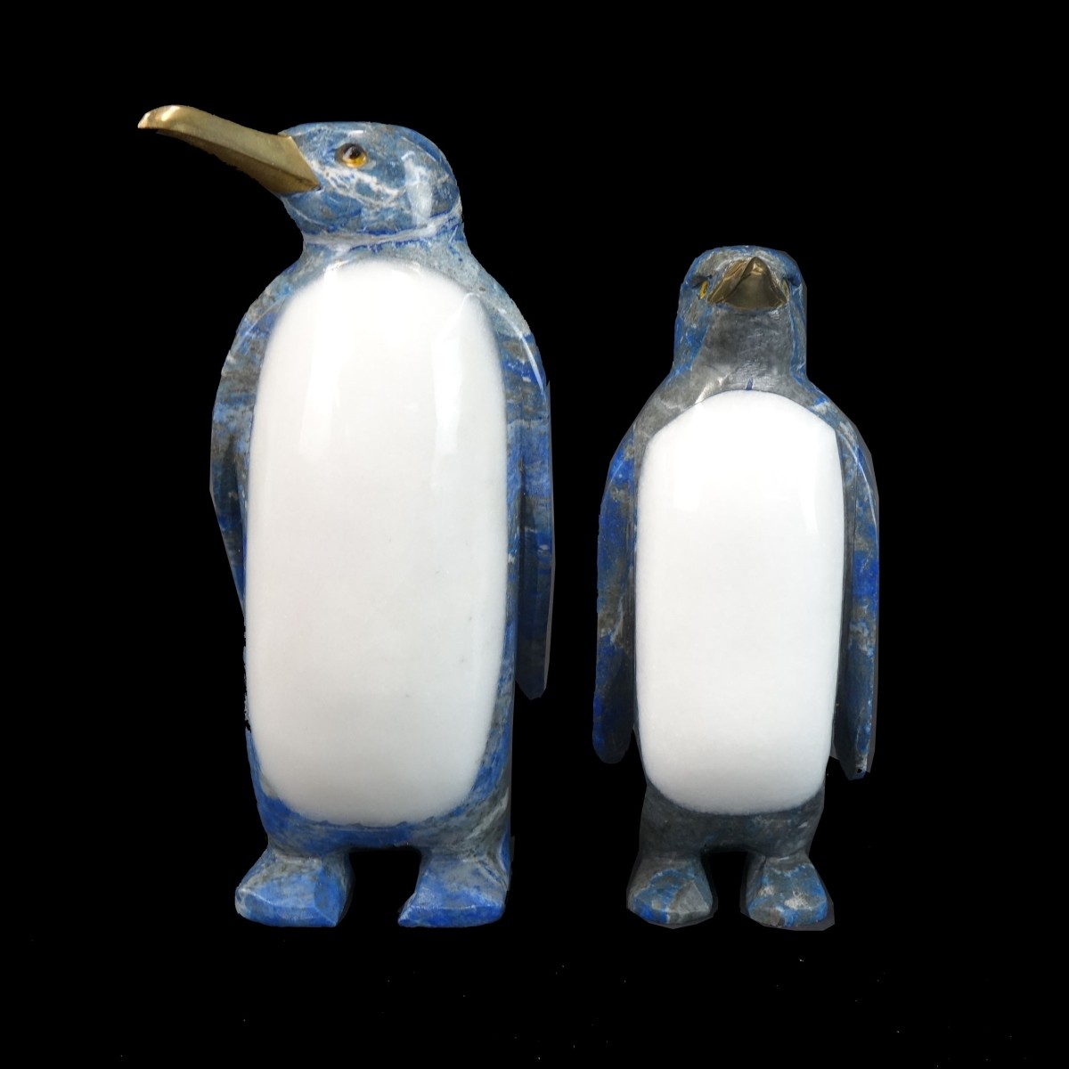 (2) Lapis Lazuli Penguins