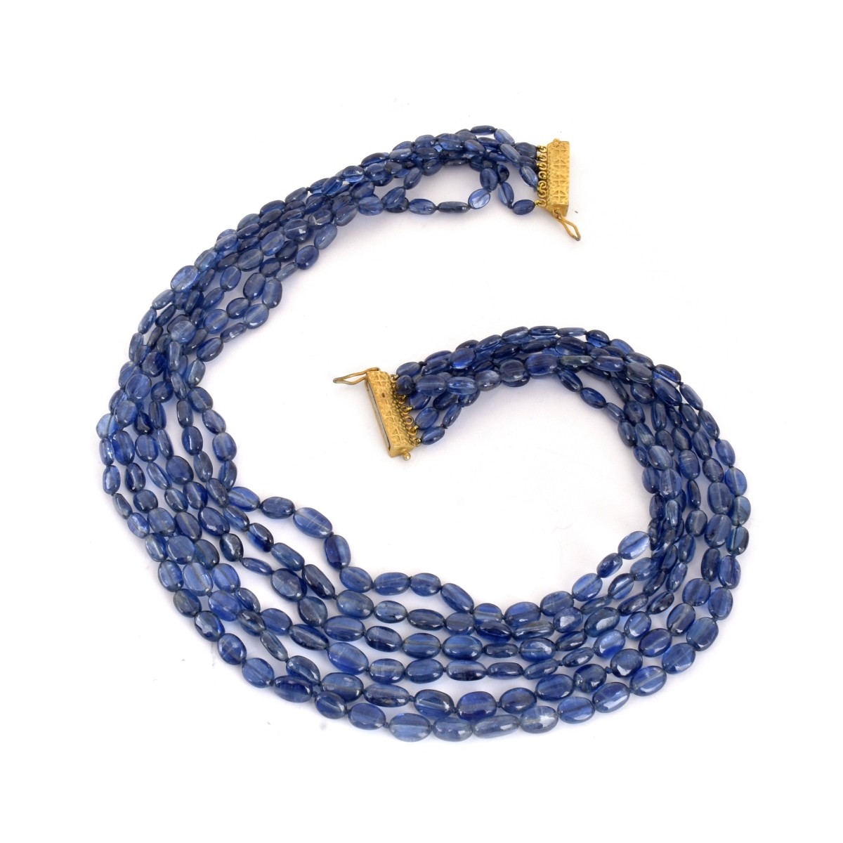 Iolite Bead Necklace