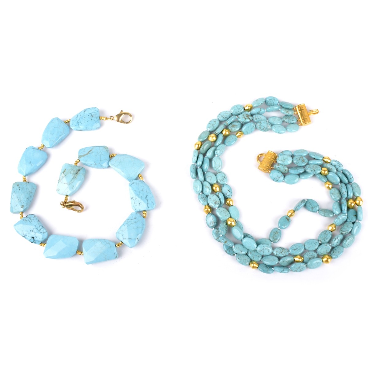 Two Turquoise Necklaces