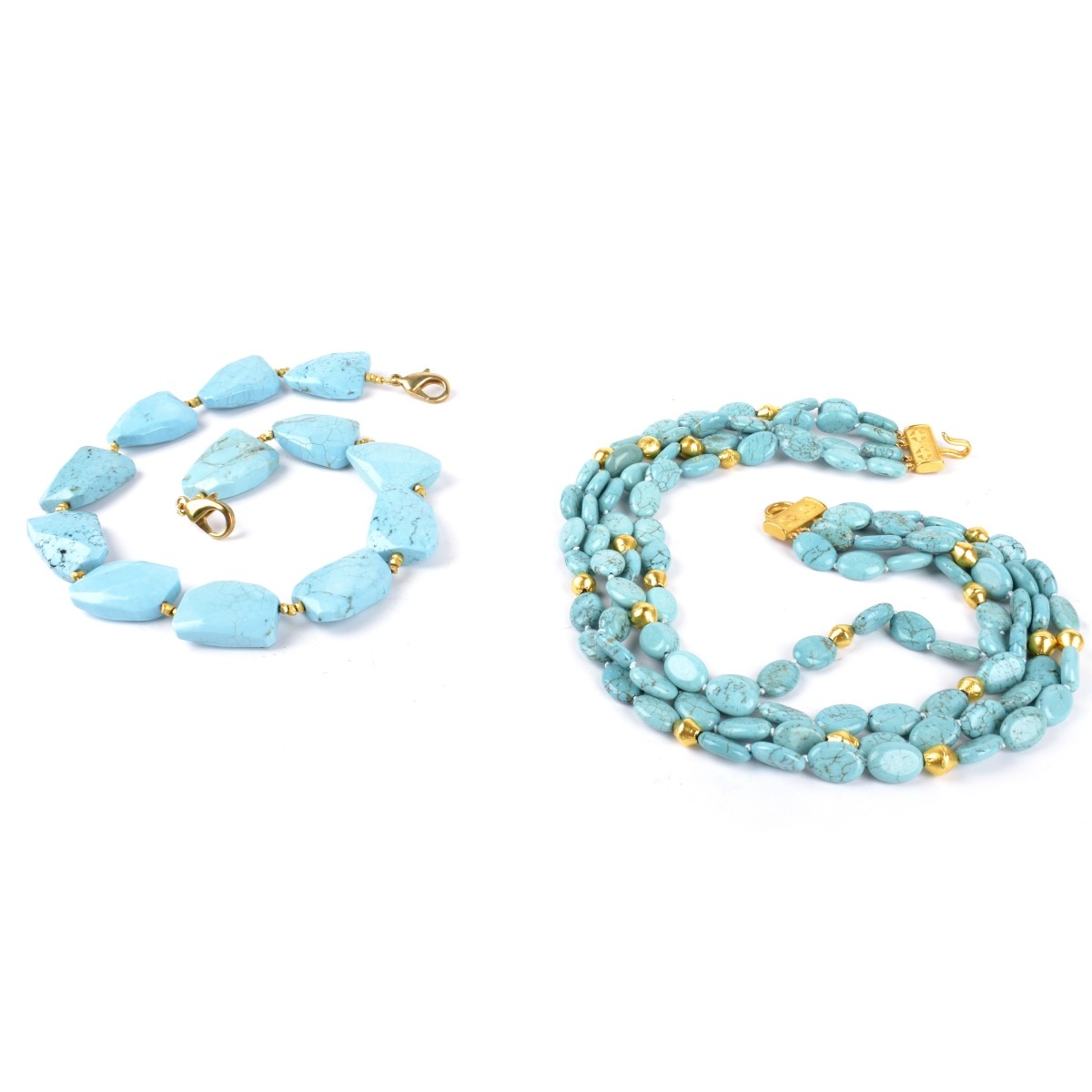 Two Turquoise Necklaces