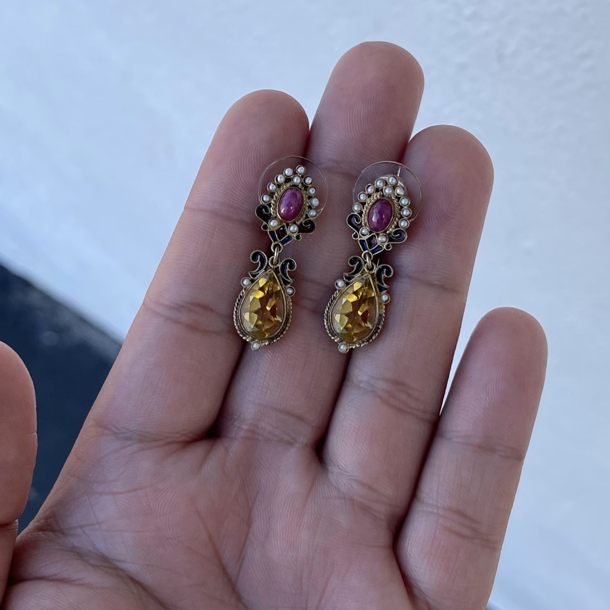 Percossi Papi Gemstone Earrings