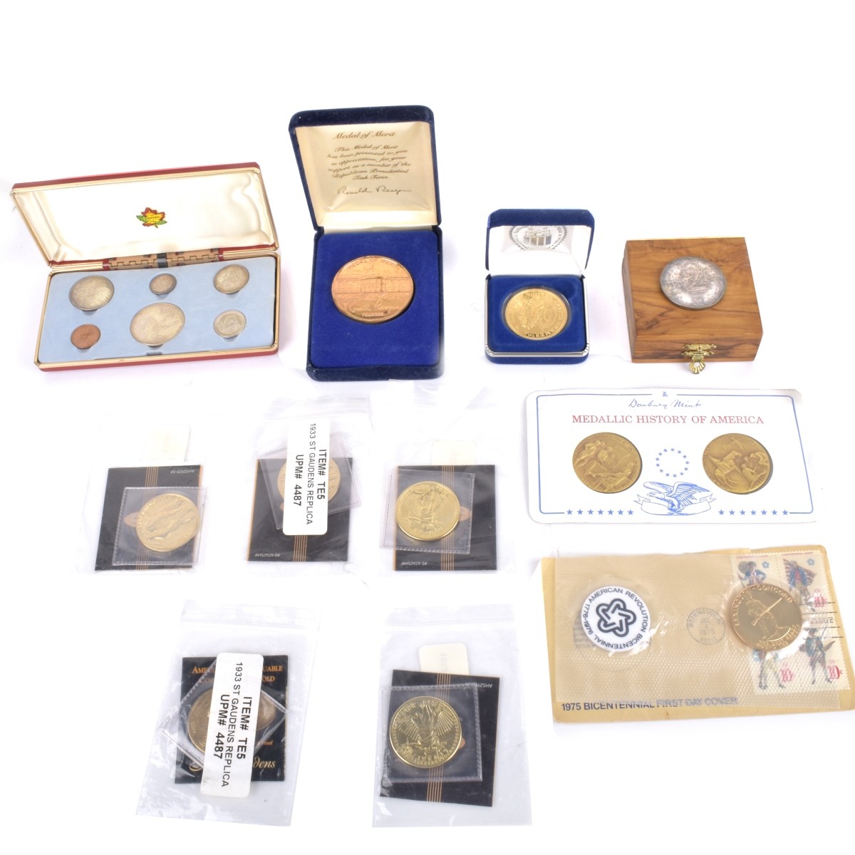 Assorted Coins and Medals