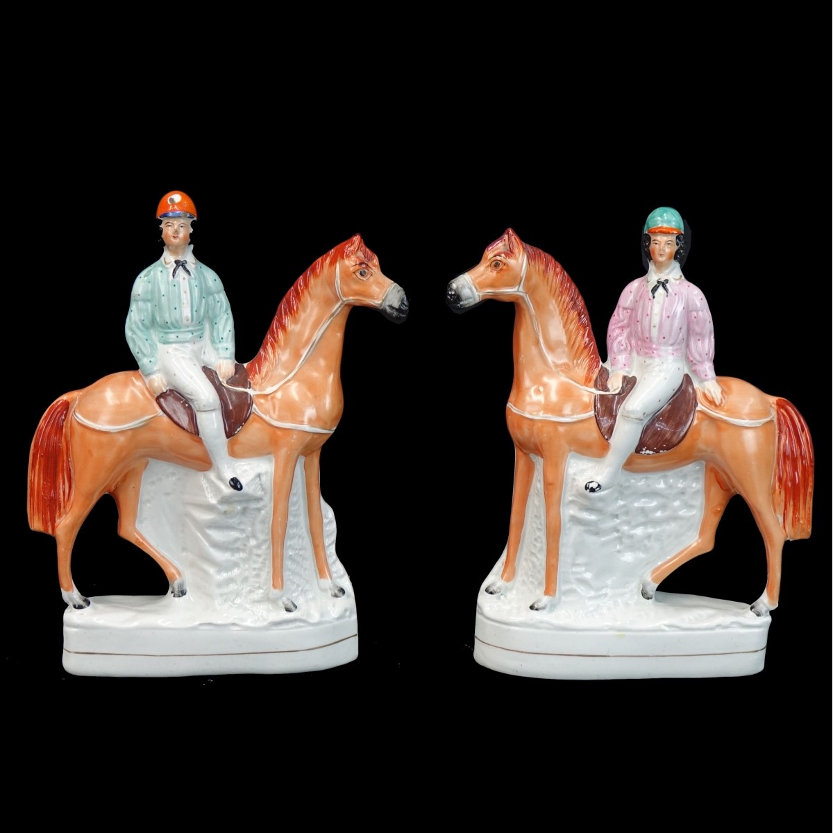 Pair of Staffordshire Figures