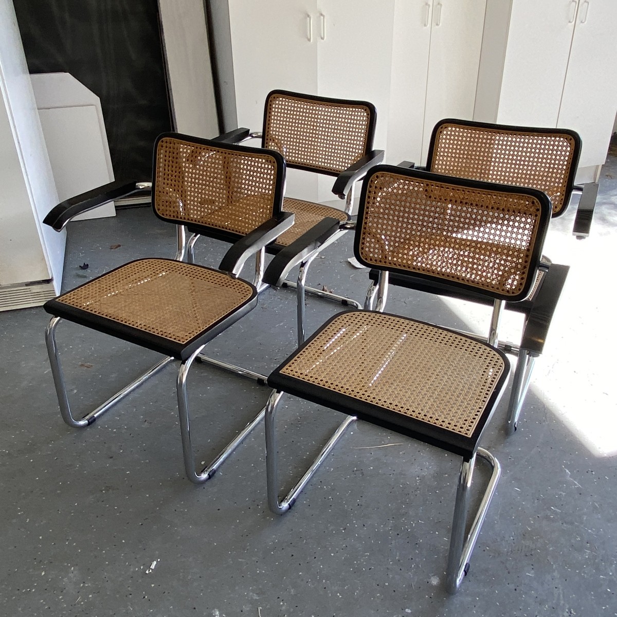 Marcel Breuer Style Cesca Armchairs