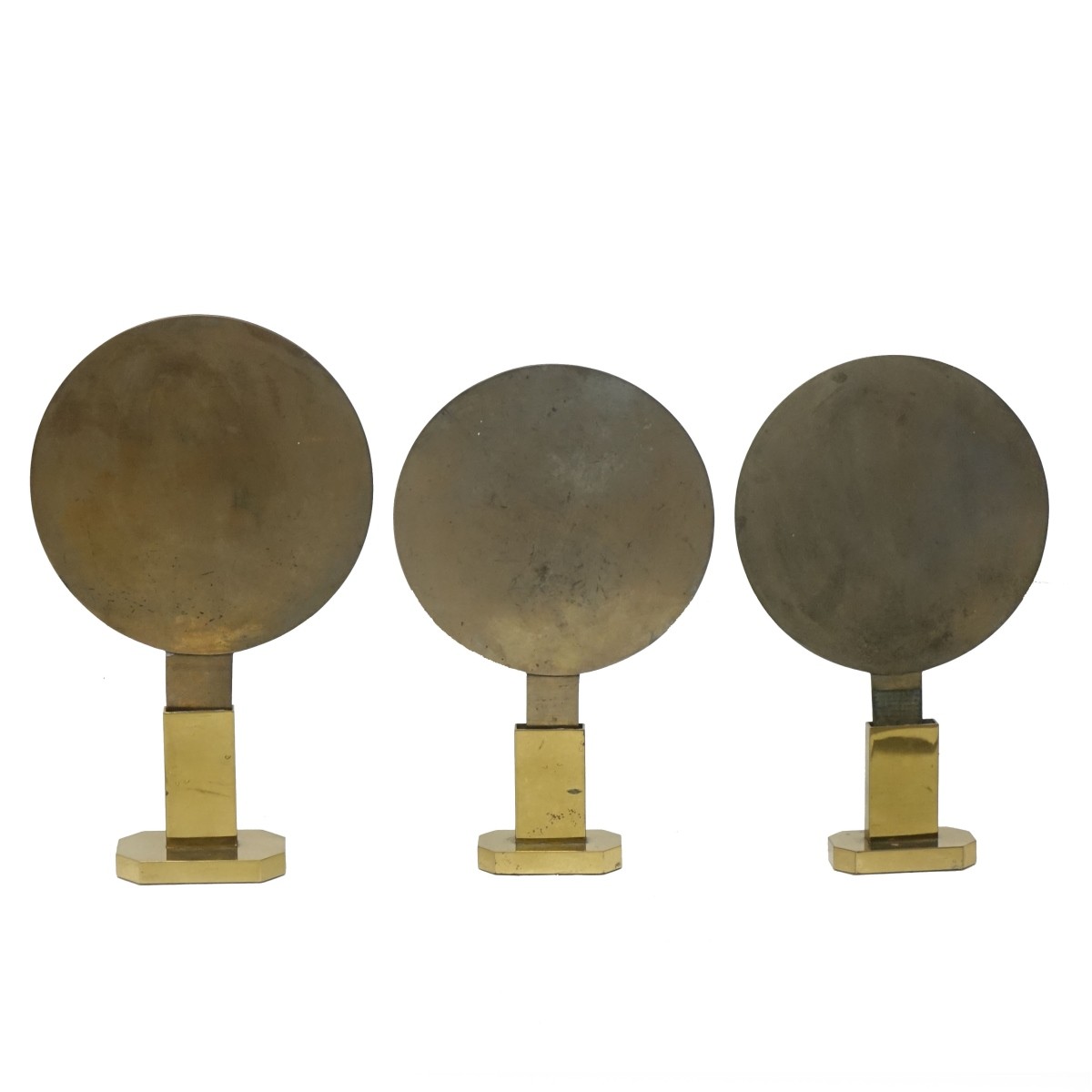 Japanese Bronze Hand Mirrors