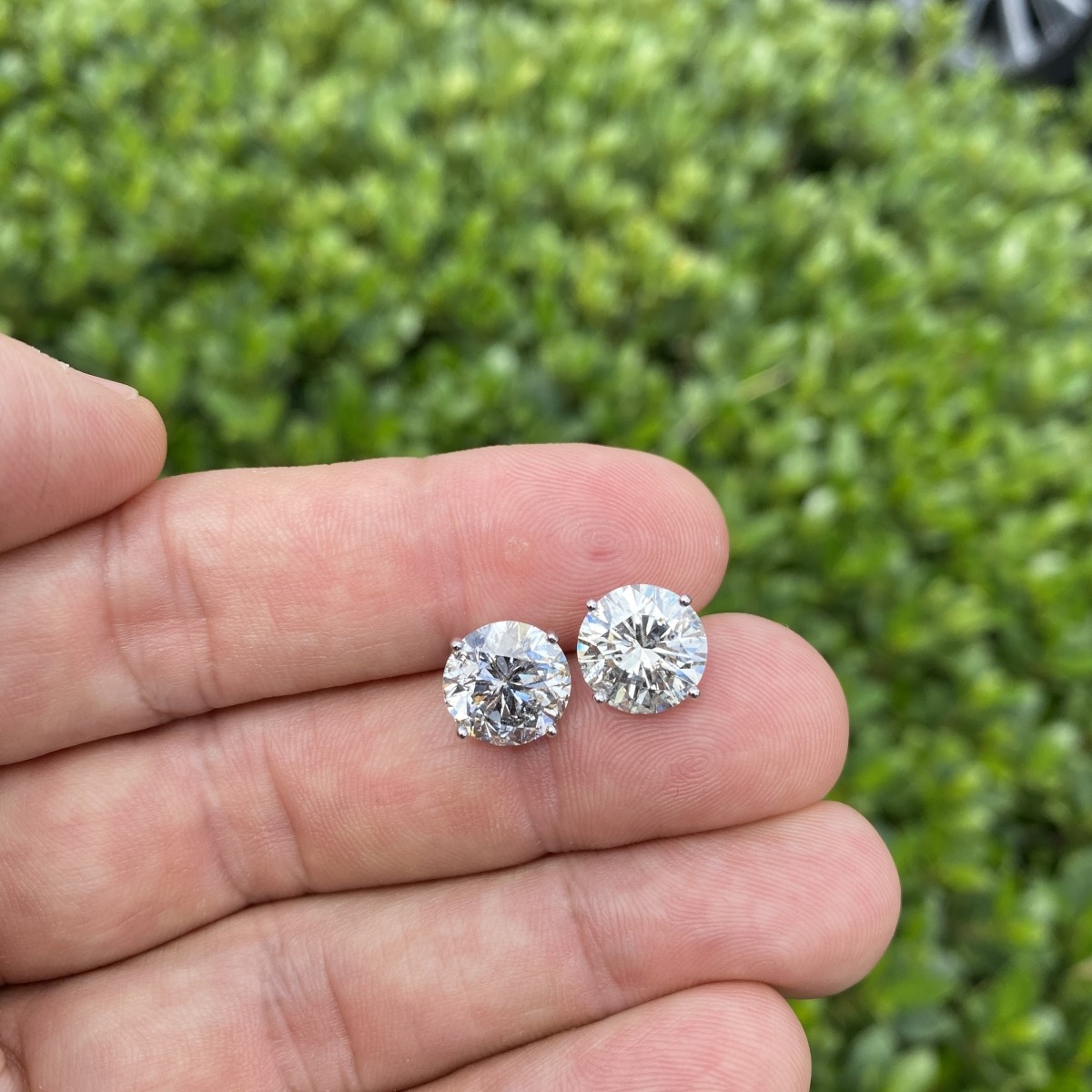 8.97ct Diamond Ear Studs