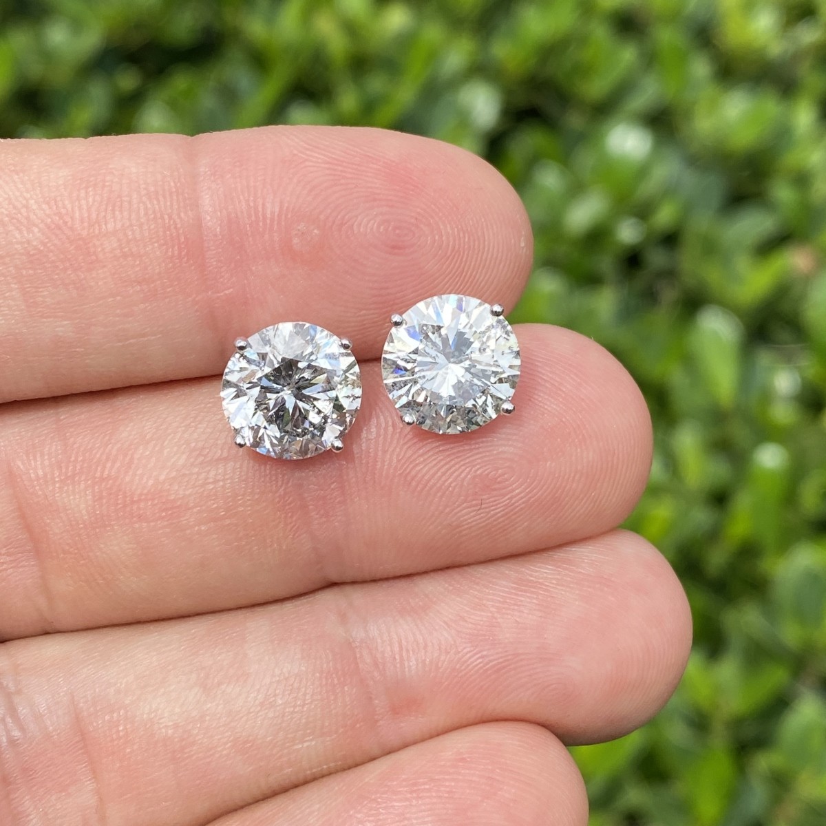 8.97ct Diamond Ear Studs