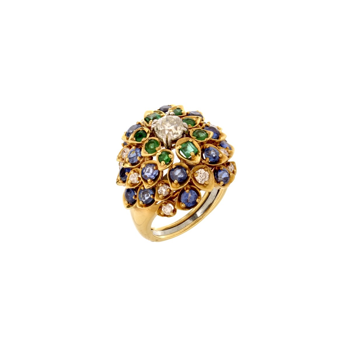 David Webb Gemstone and 18K Ring