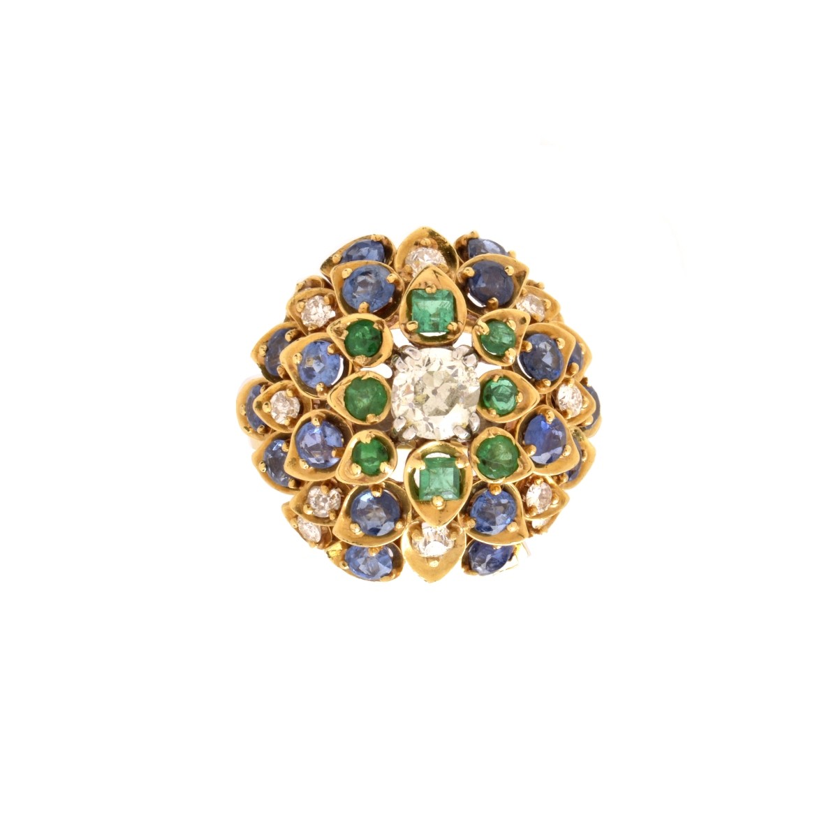 David Webb Gemstone and 18K Ring