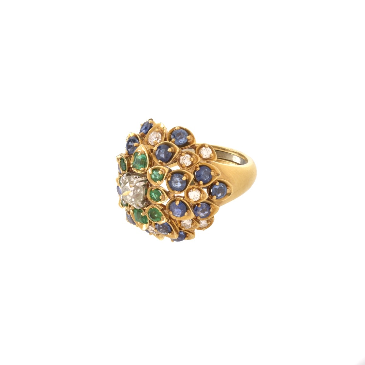 David Webb Gemstone and 18K Ring