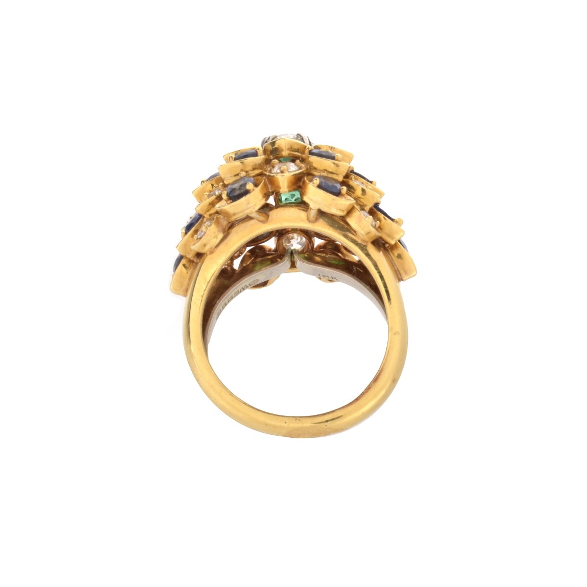 David Webb Gemstone and 18K Ring