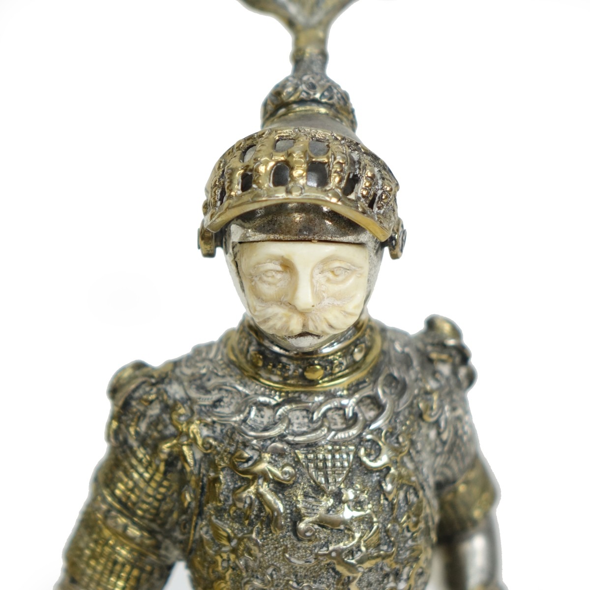 German Silver-Gilt Knights