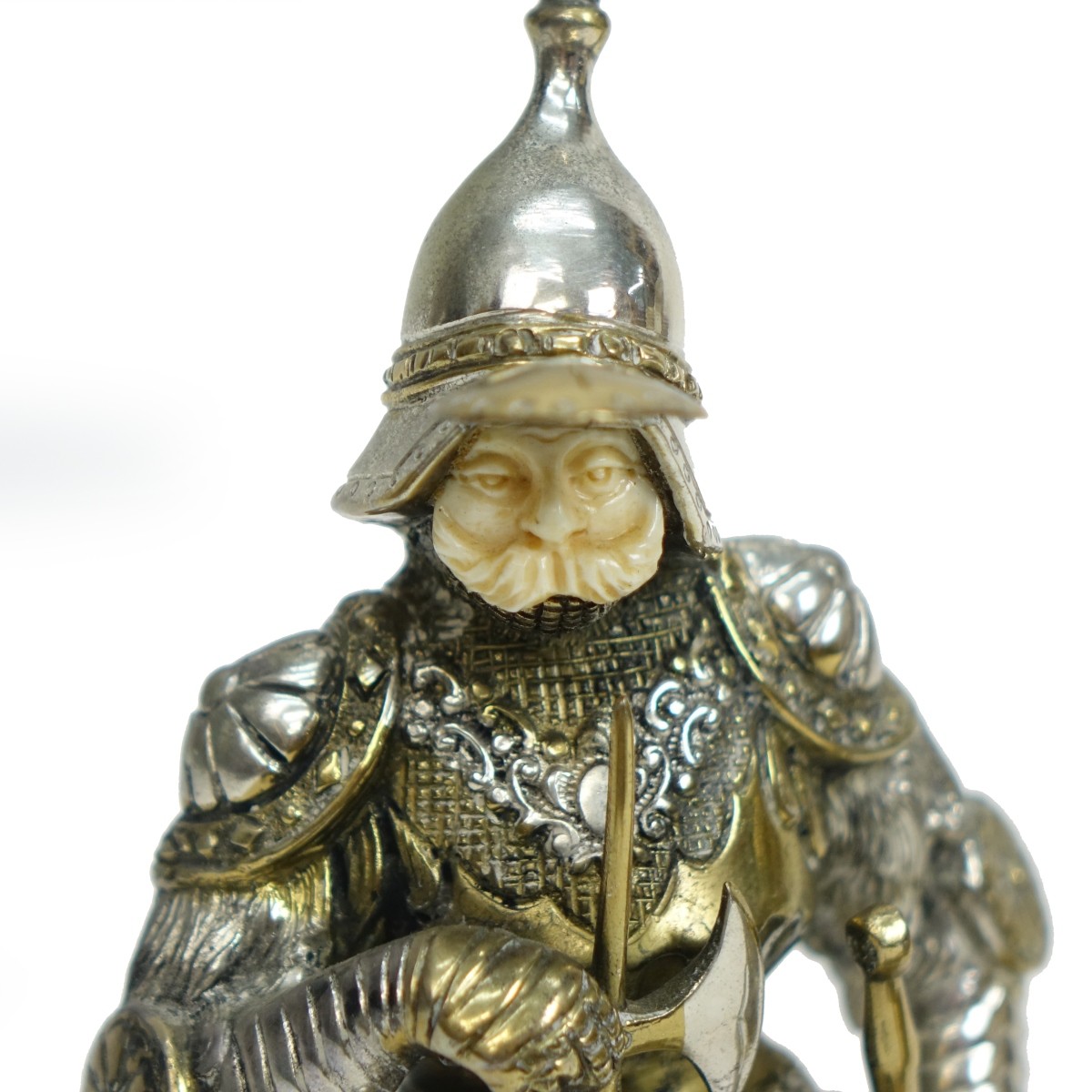 German Silver-Gilt Knights