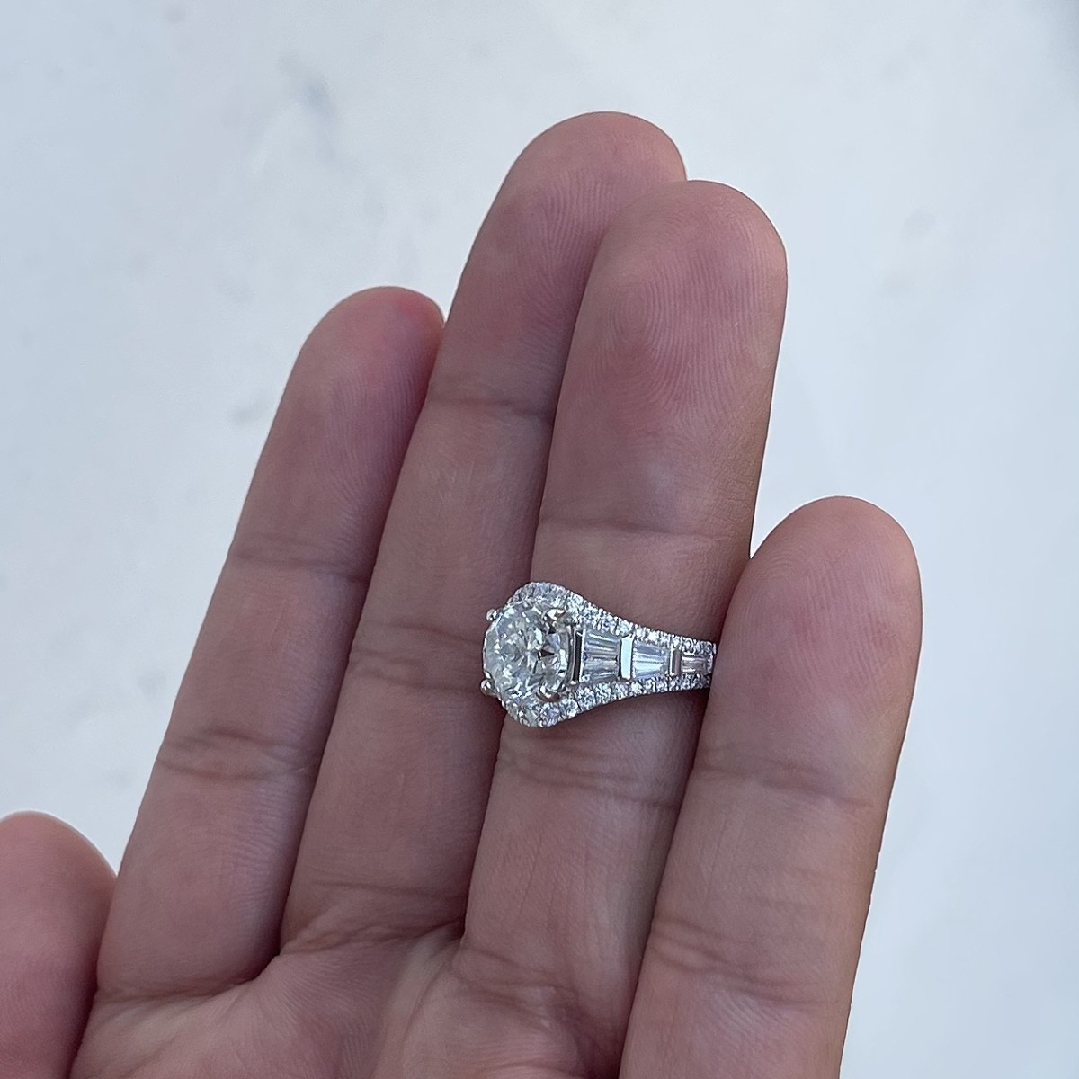 Diamond and 18K Ring