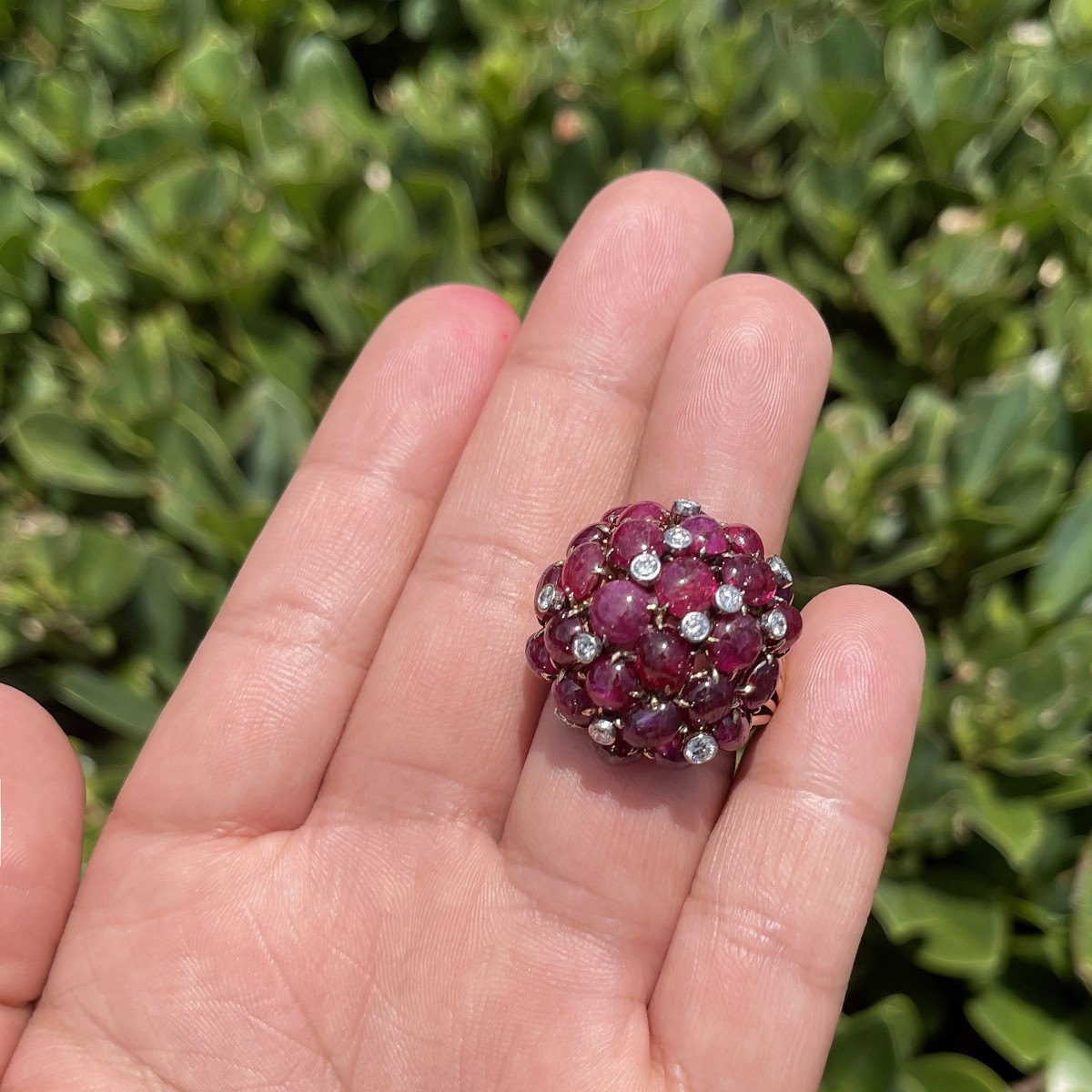 Ruby, Diamond and 18K Ring