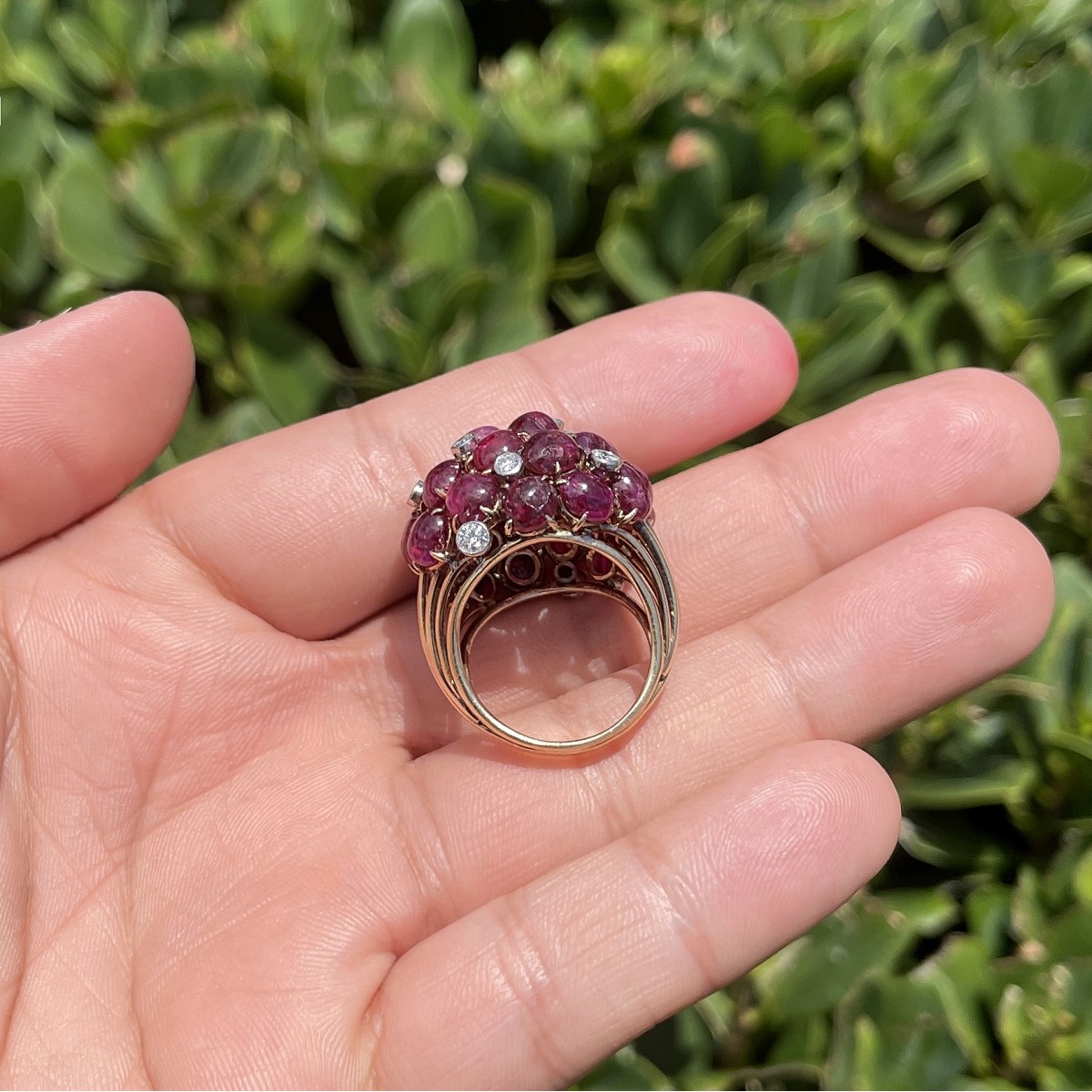 Ruby, Diamond and 18K Ring