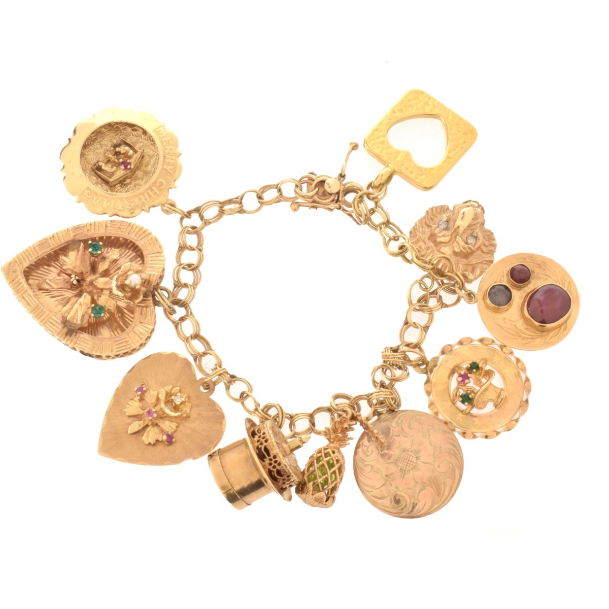 14K Charm Bracelet