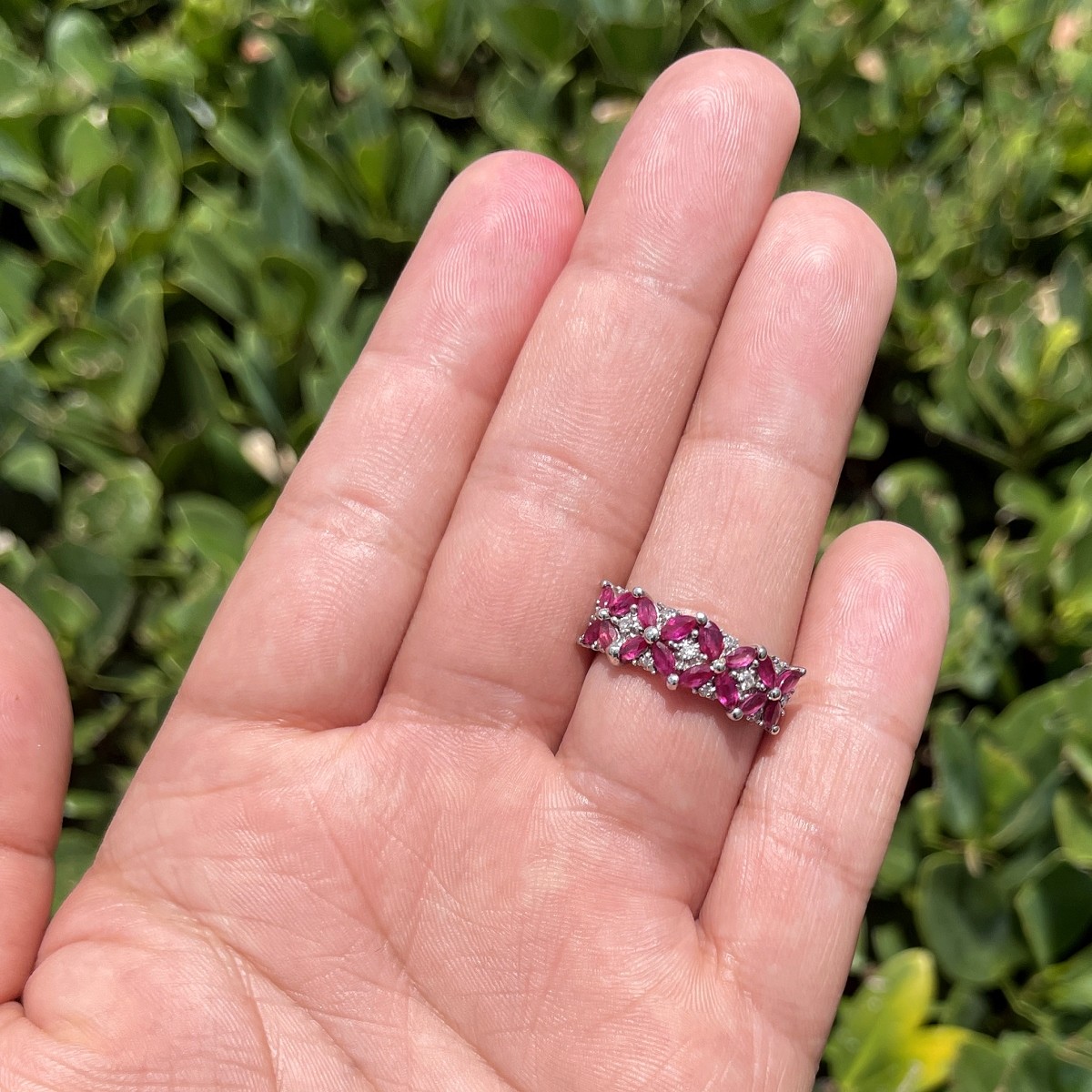 Ruby, Diamond and 14K Ring