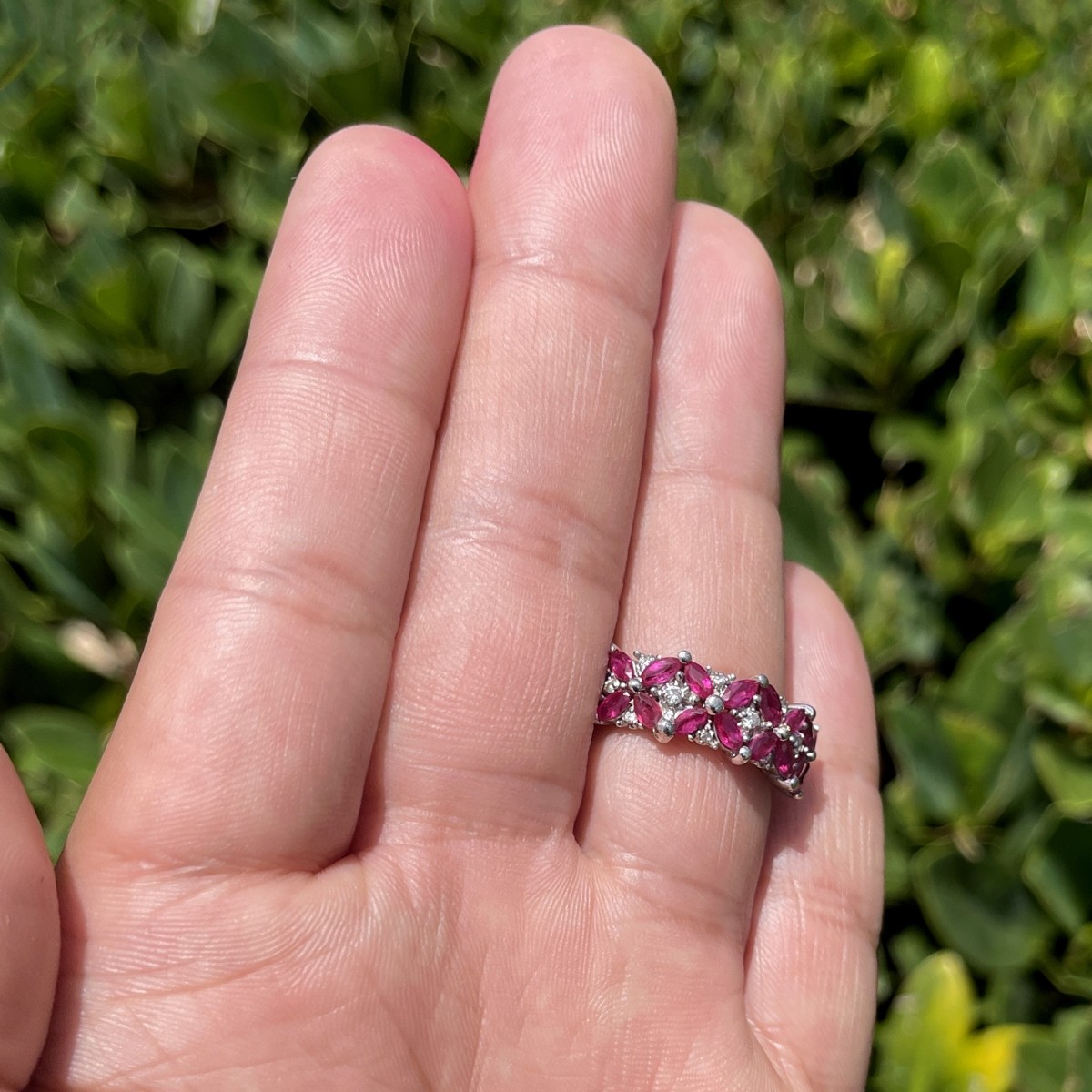 Ruby, Diamond and 14K Ring