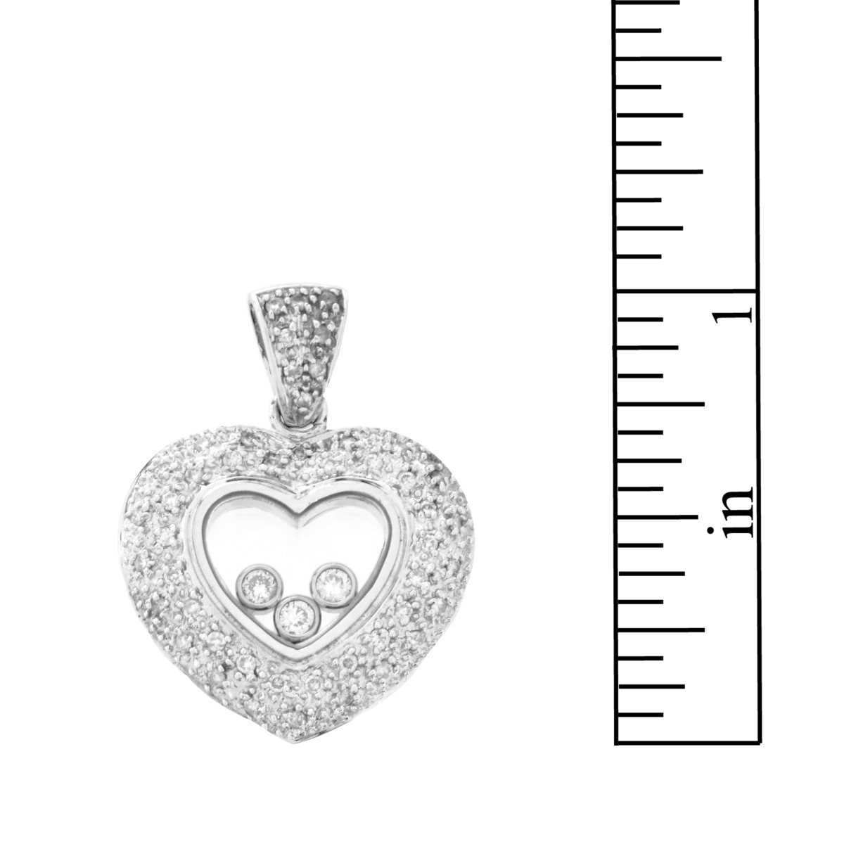 Diamond and 18K Pendant