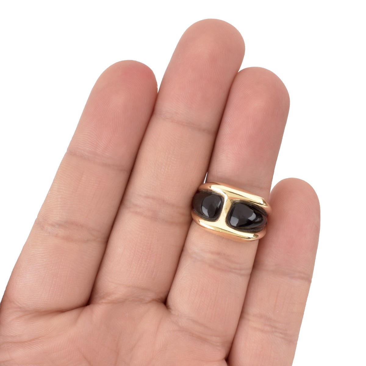 Onyx and 14K Ring