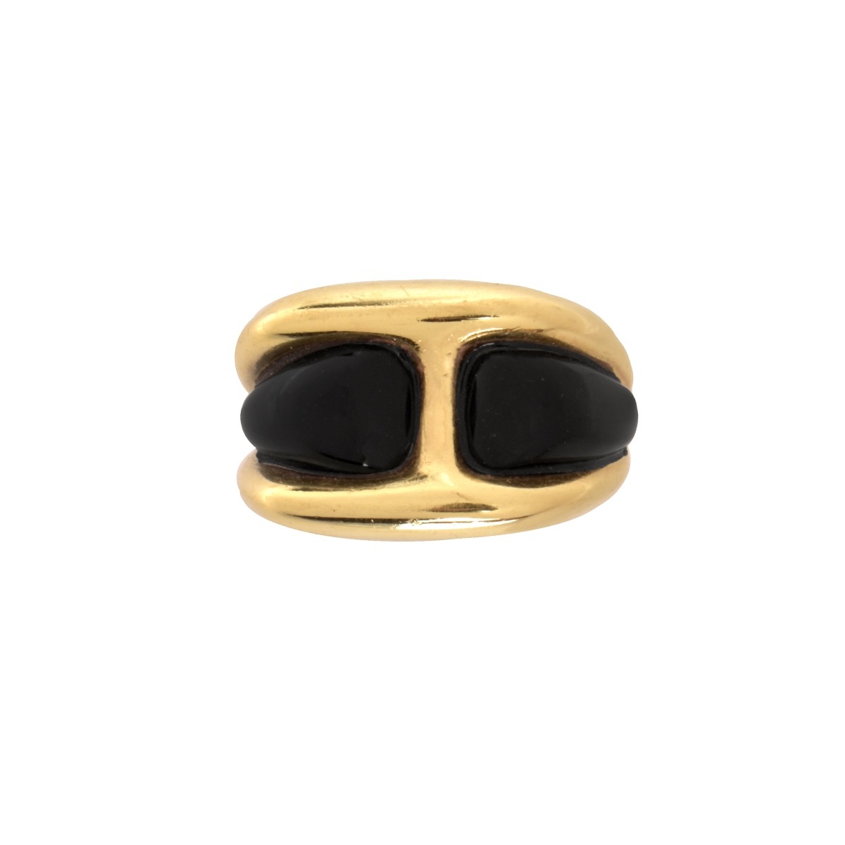 Onyx and 14K Ring