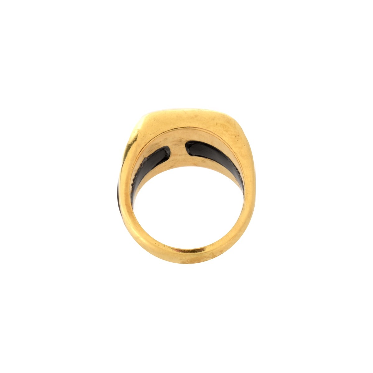 Onyx and 14K Ring