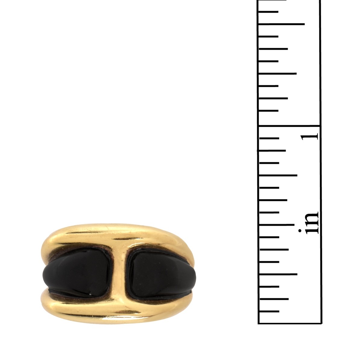 Onyx and 14K Ring