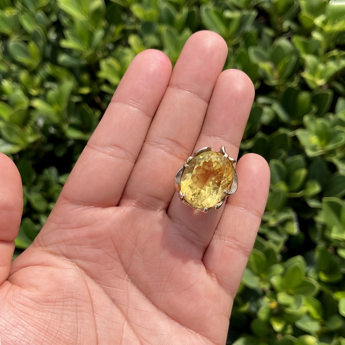 Citrine and 14K Ring