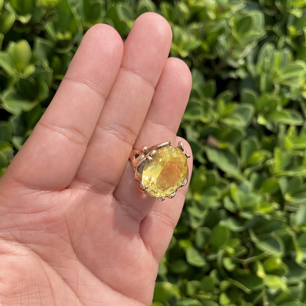 Citrine and 14K Ring