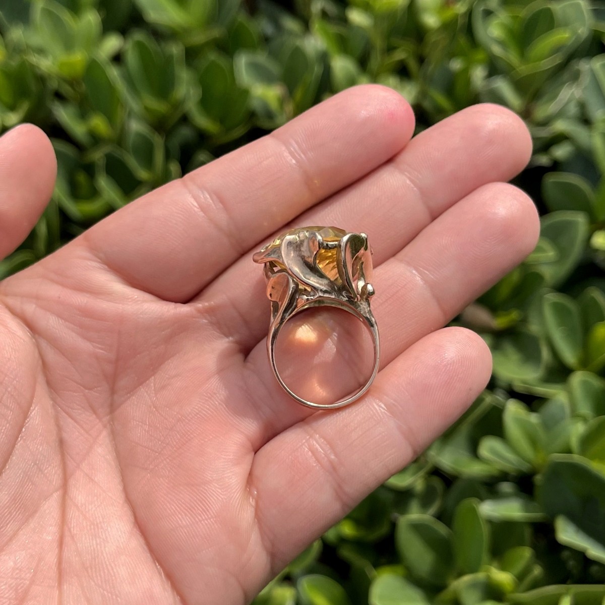 Citrine and 14K Ring