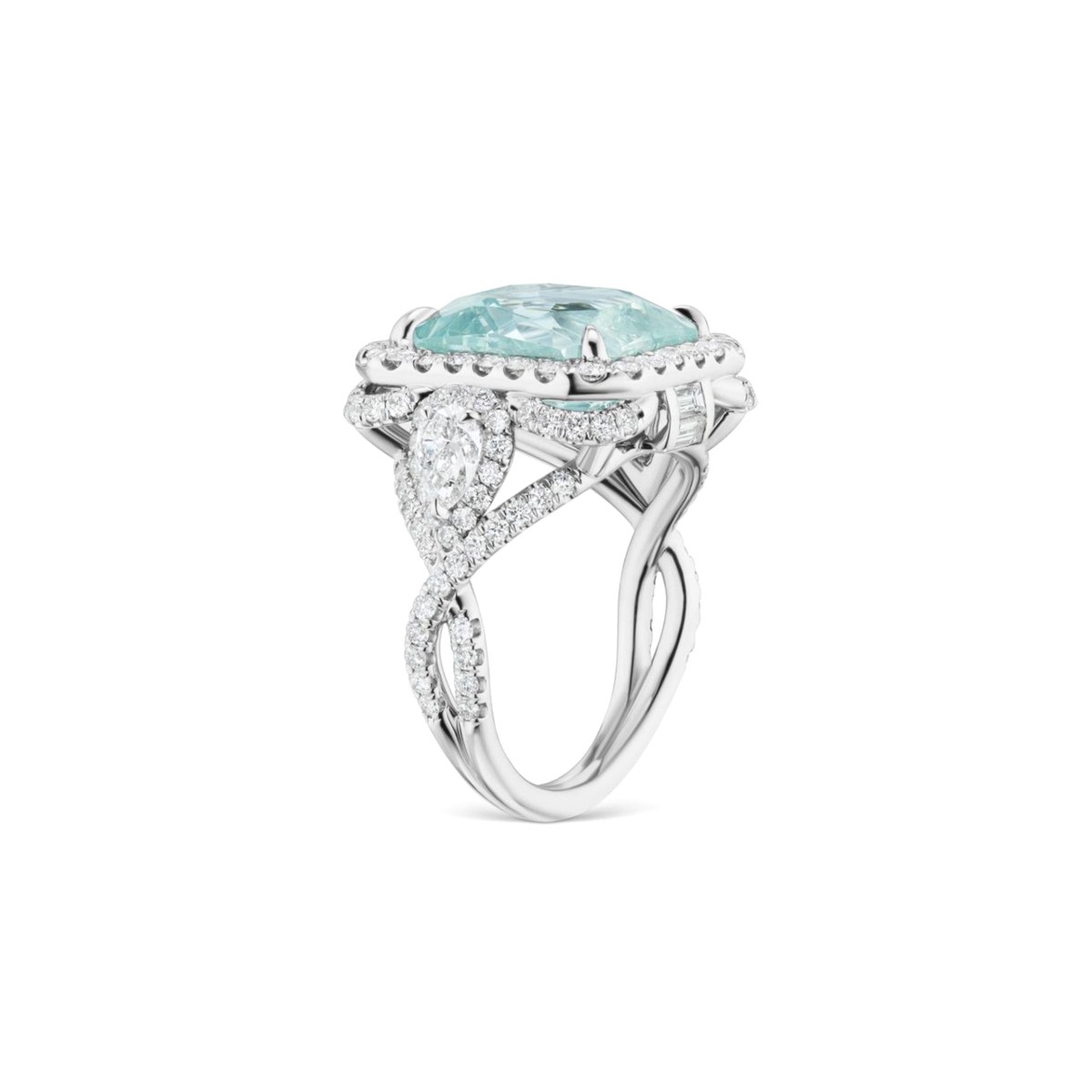 GRS Sapphire, Diamond and 18K Ring