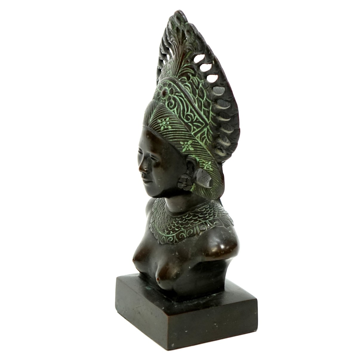 Antique Balinese Bronze Bookend