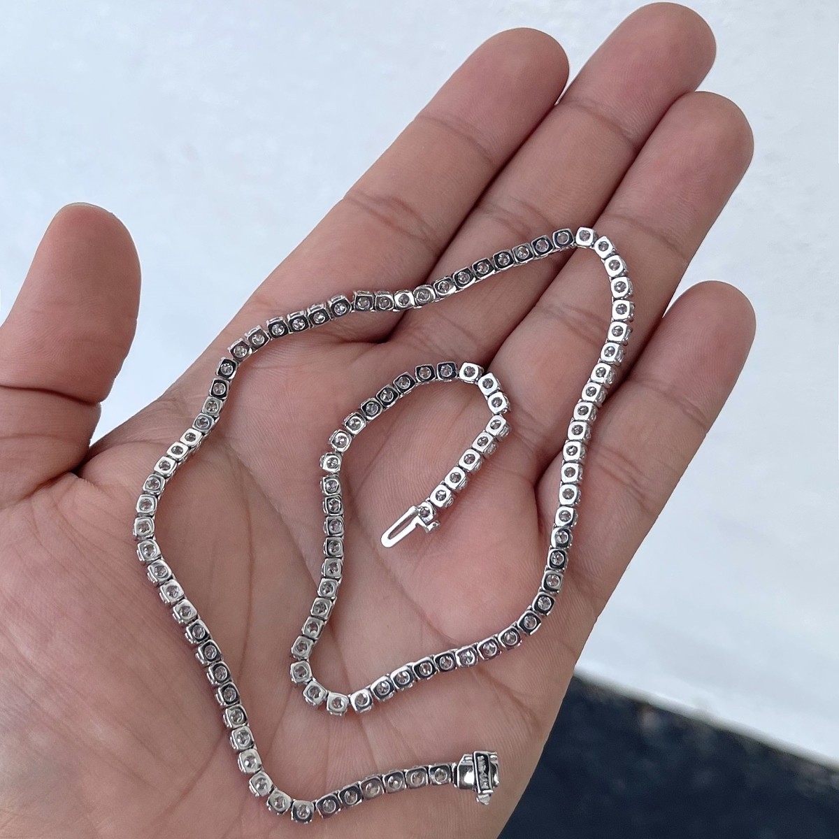 Diamond and 14K Riviera Necklace
