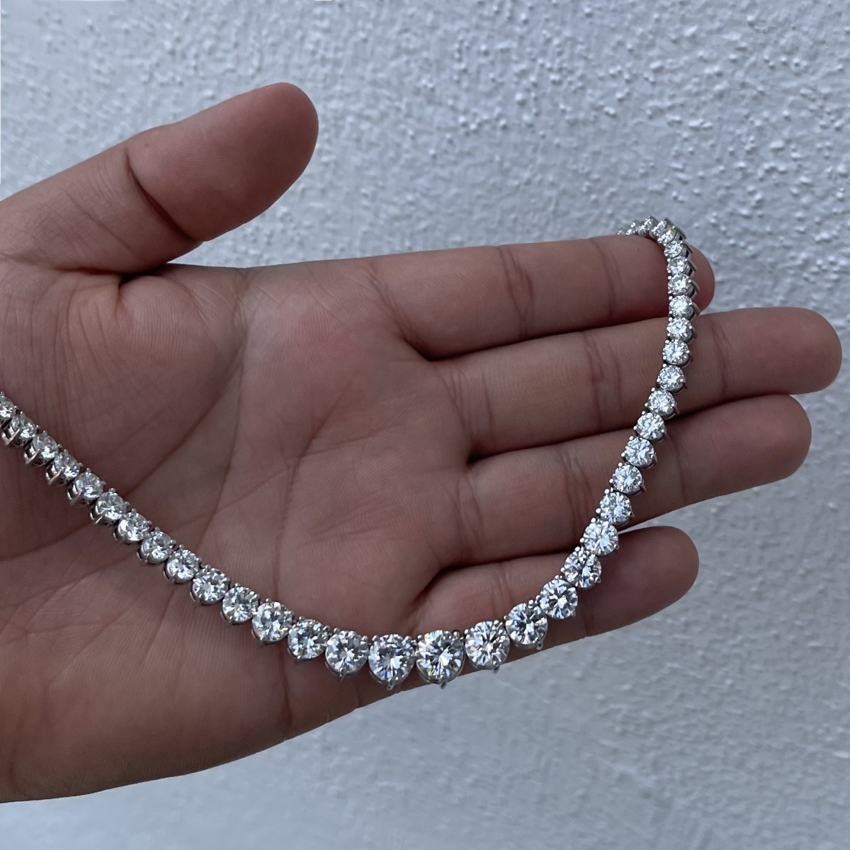 Diamond and Platinum Necklace