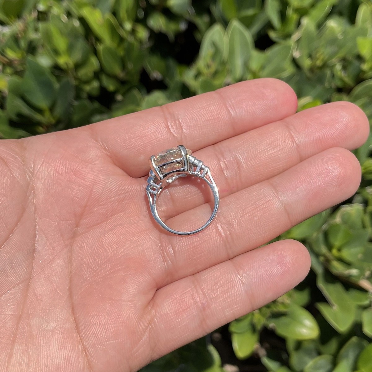 9.89ct Diamond and Platinum Ring