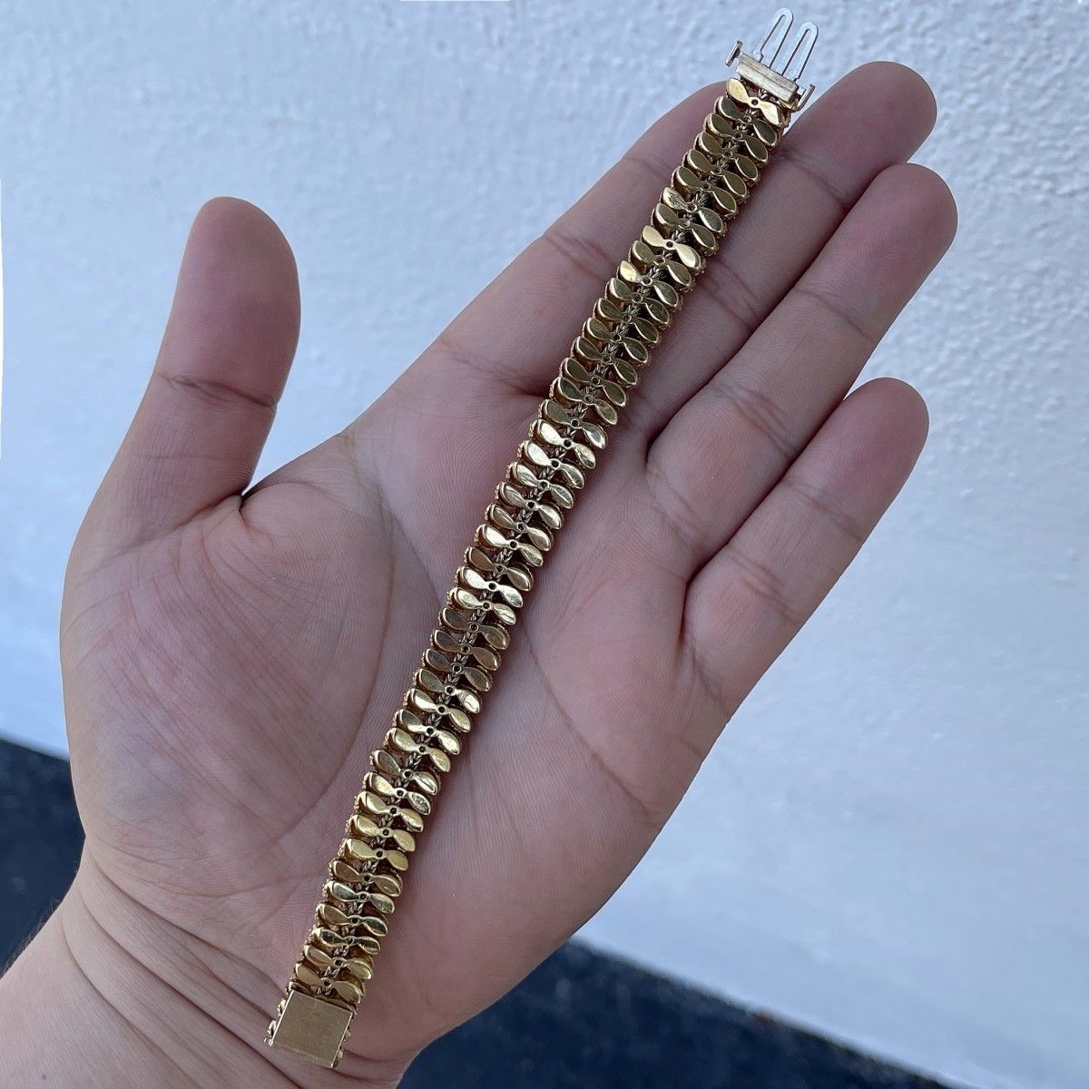 Diamond, Sapphire and 18K Bracelet