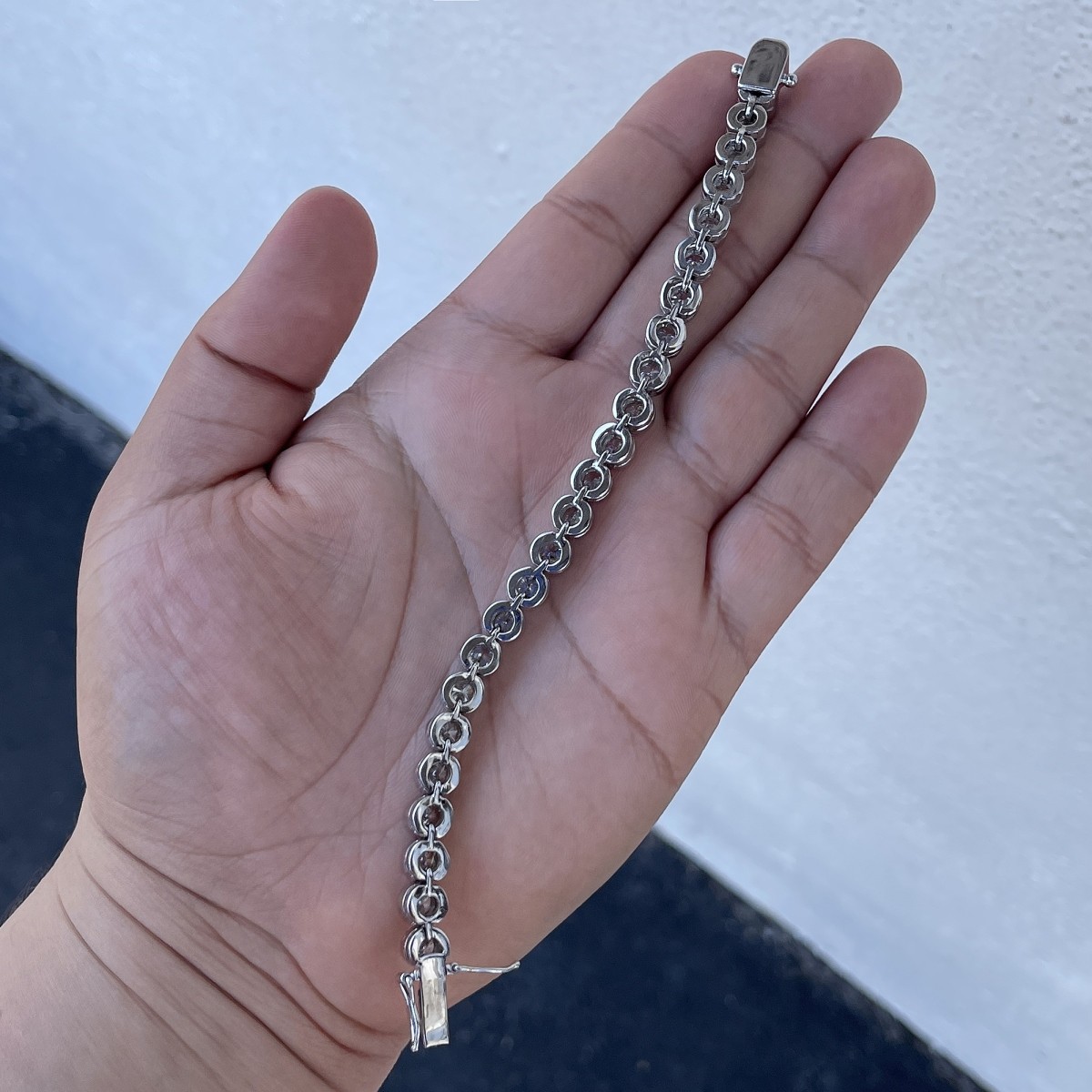Diamond and 18K Tennis Bracelet