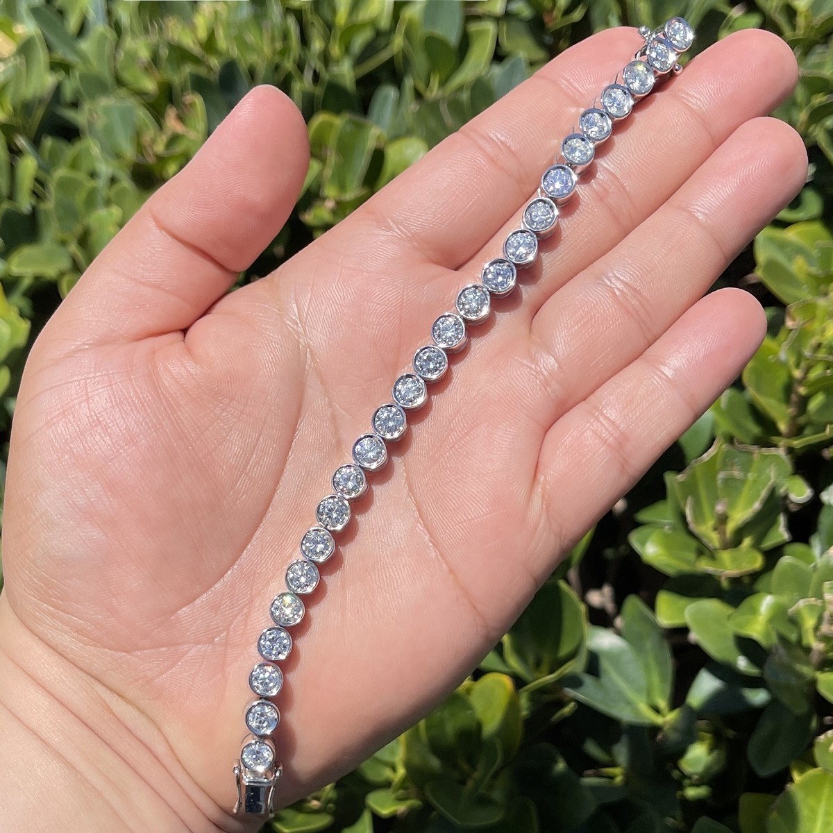 Diamond and 18K Tennis Bracelet