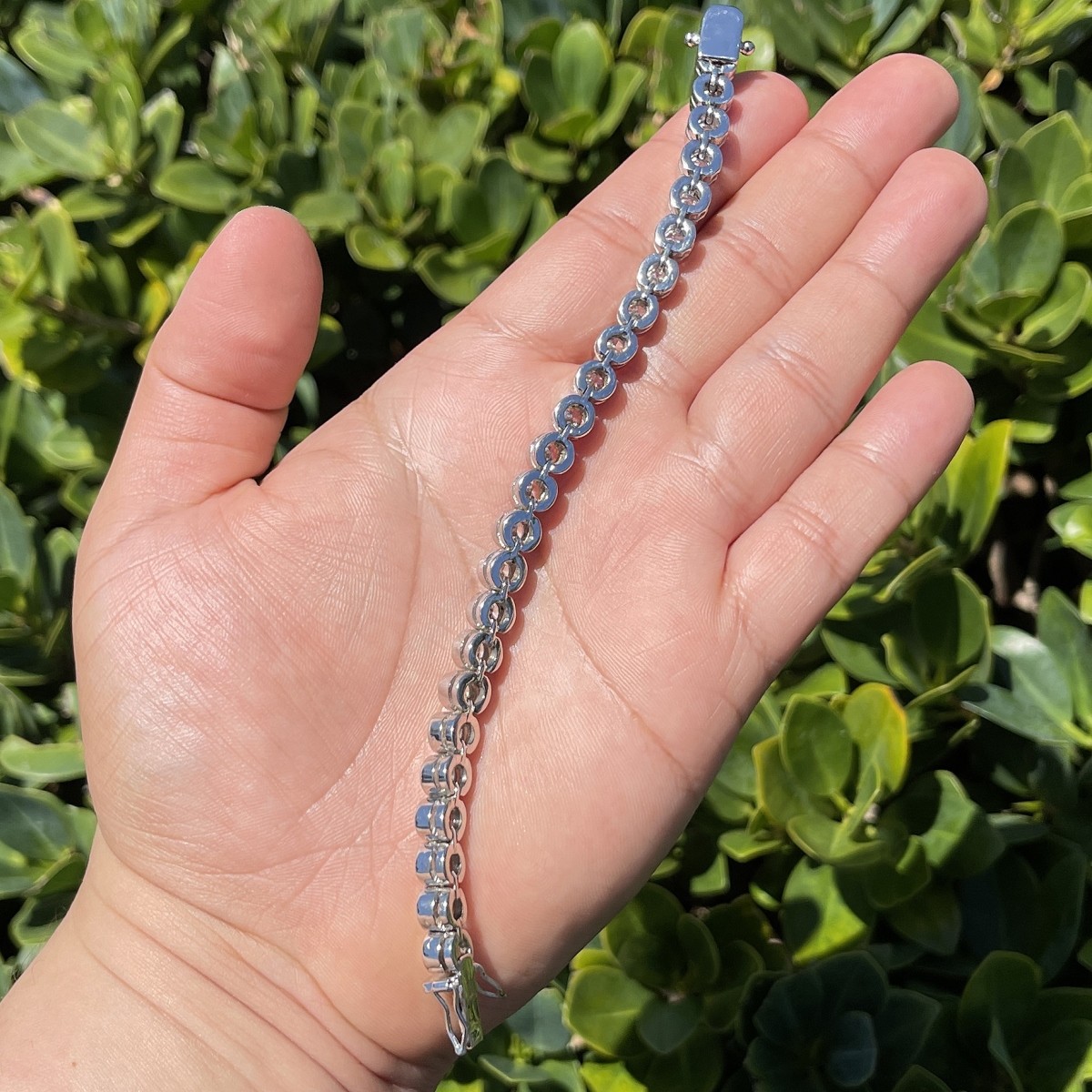 Diamond and 18K Tennis Bracelet