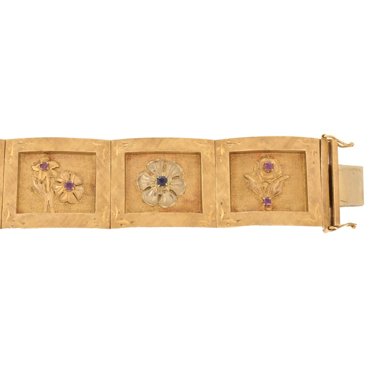 18K and Gemstone Bracelet