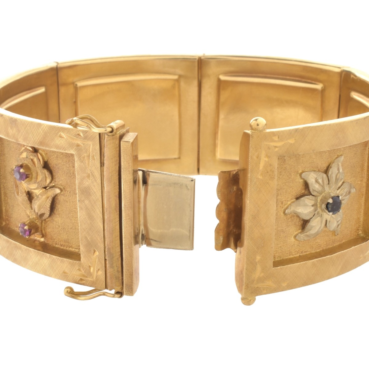 18K and Gemstone Bracelet