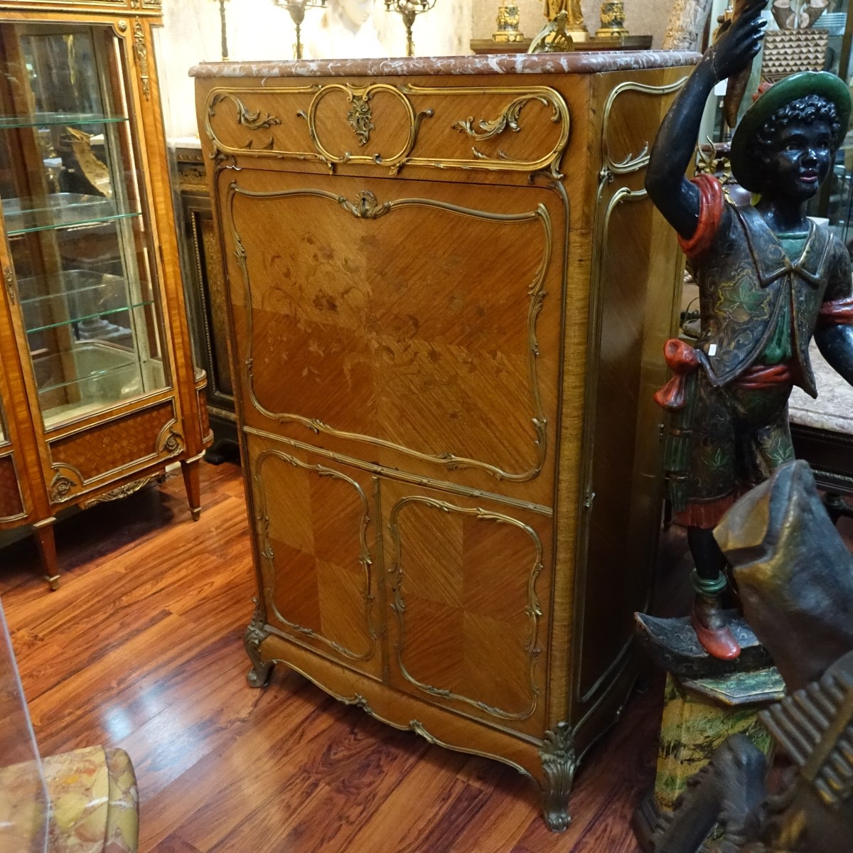 Louis XV Style Secretaire Abattant
