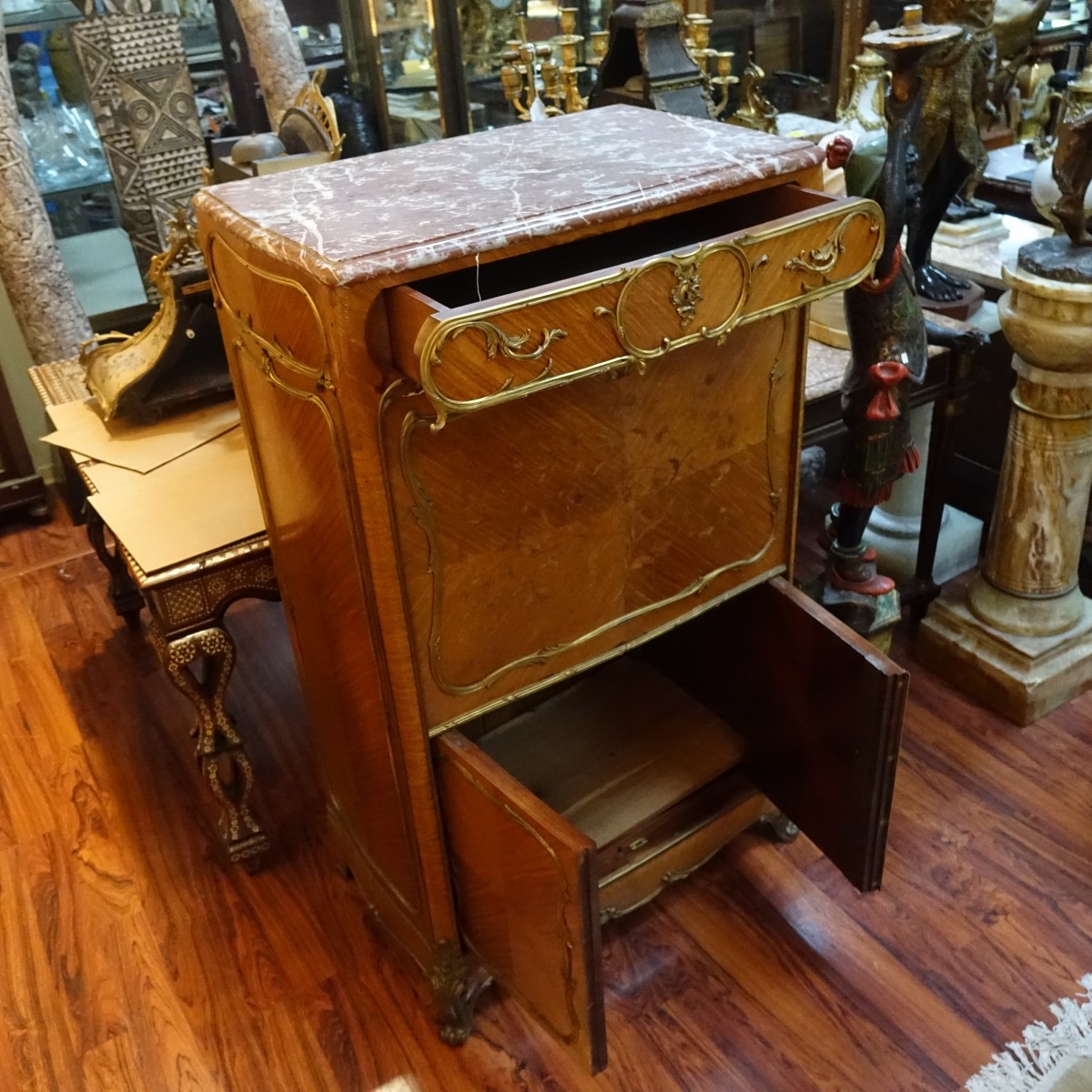 Louis XV Style Secretaire Abattant