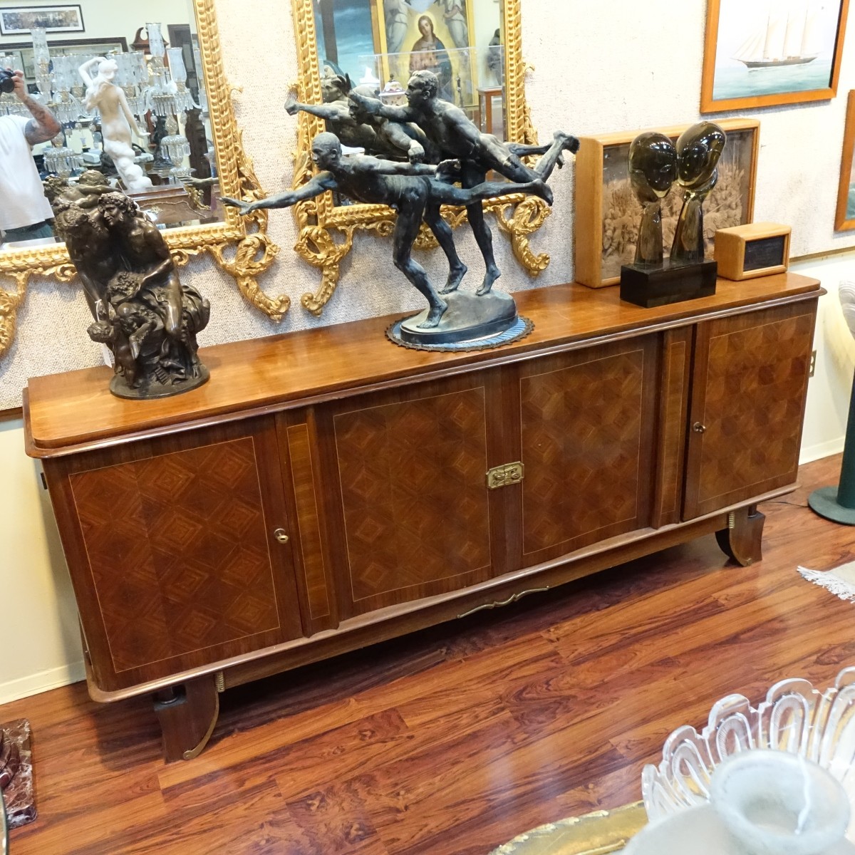 Style of Jules Leleu Credenza